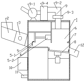 Kitchen garbage treatment device