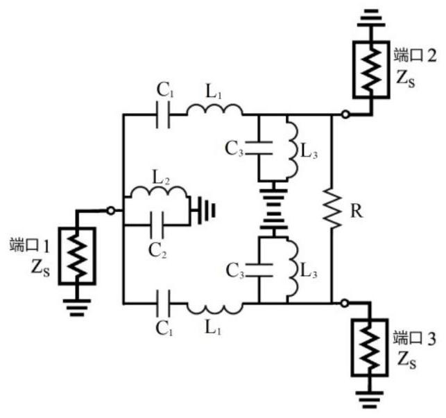 Dual Bandpass Responsive Lumped Element Power Divider with -/+45° Phase Shift