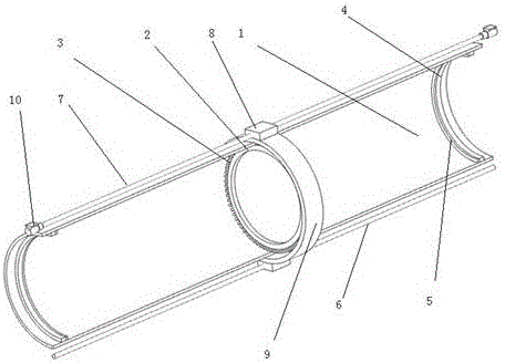 Magnetism-driven air conduit with built-in cleaning device