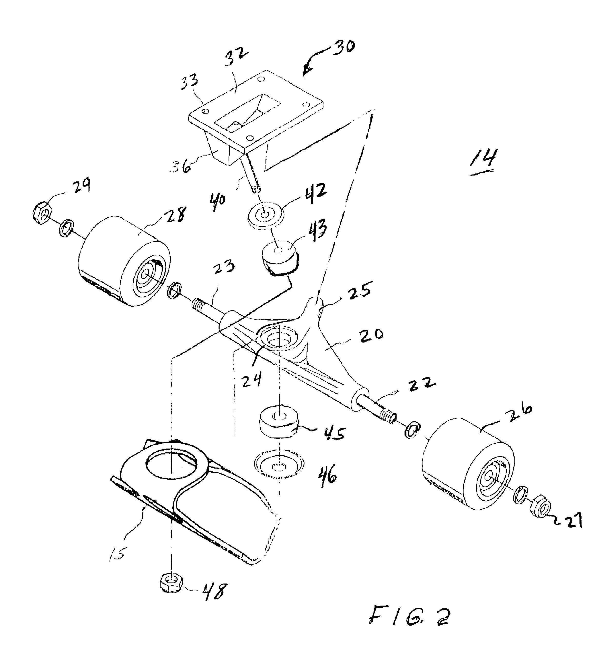 Skateboard truck shield