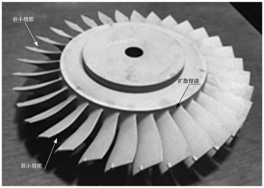 Non-destructive testing system and method for a turbine disk using a dual linear array transducer