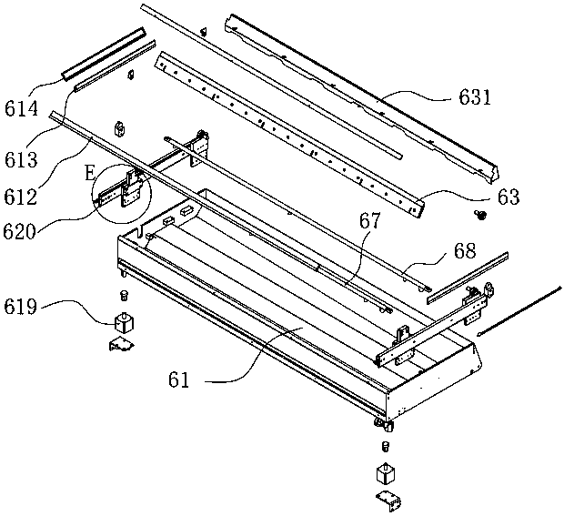 Cleaning system for digital printing machine conveying mechanism