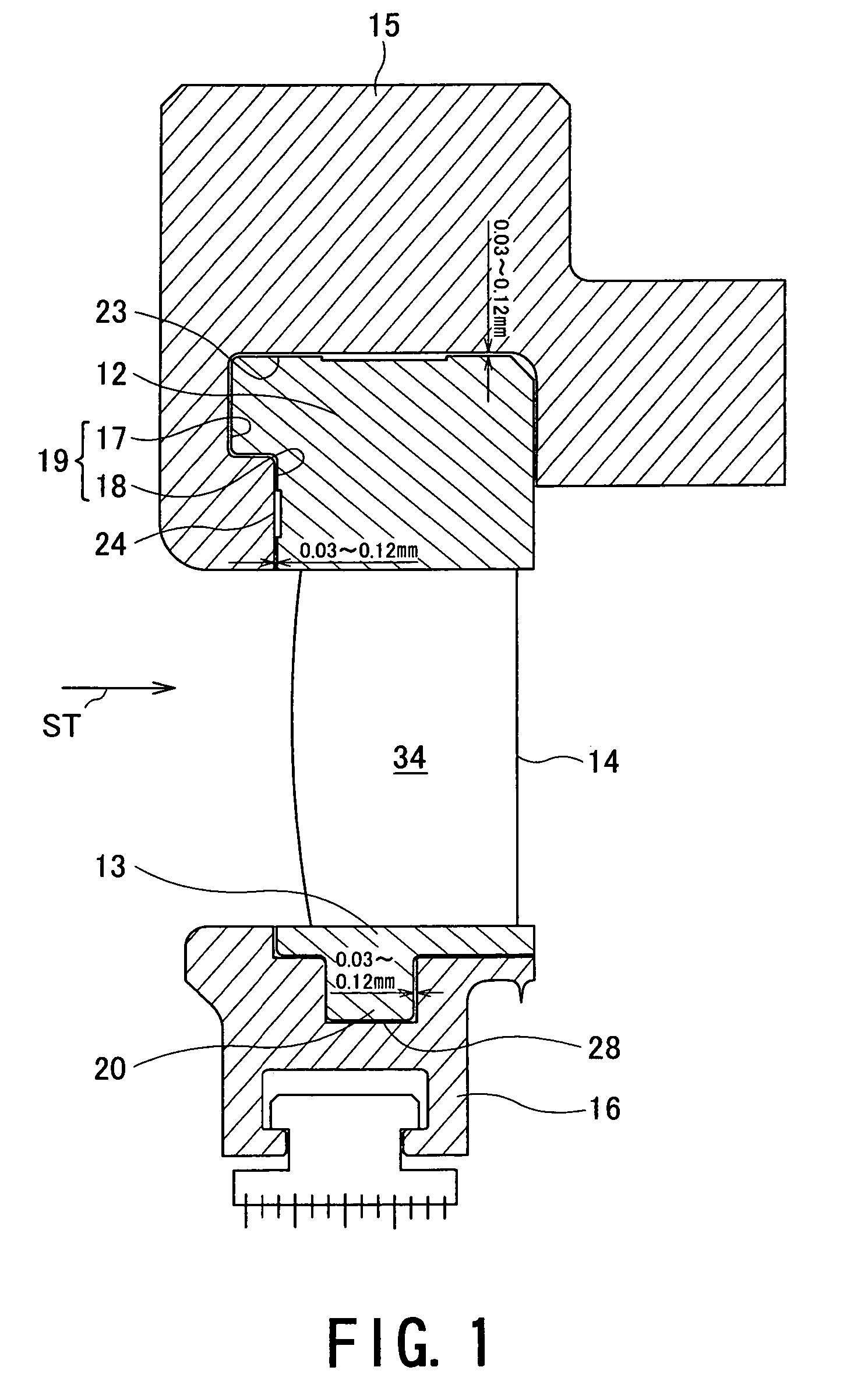 Assembly type nozzle diaphragm, and method of assembling the same