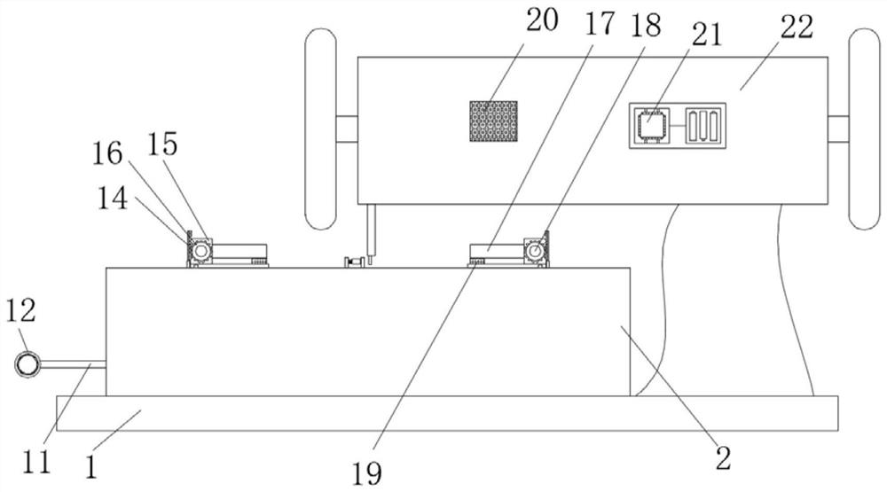 Clamping and positioning mechanism ofintelligent sewing machine for sewing two pieces of cloth