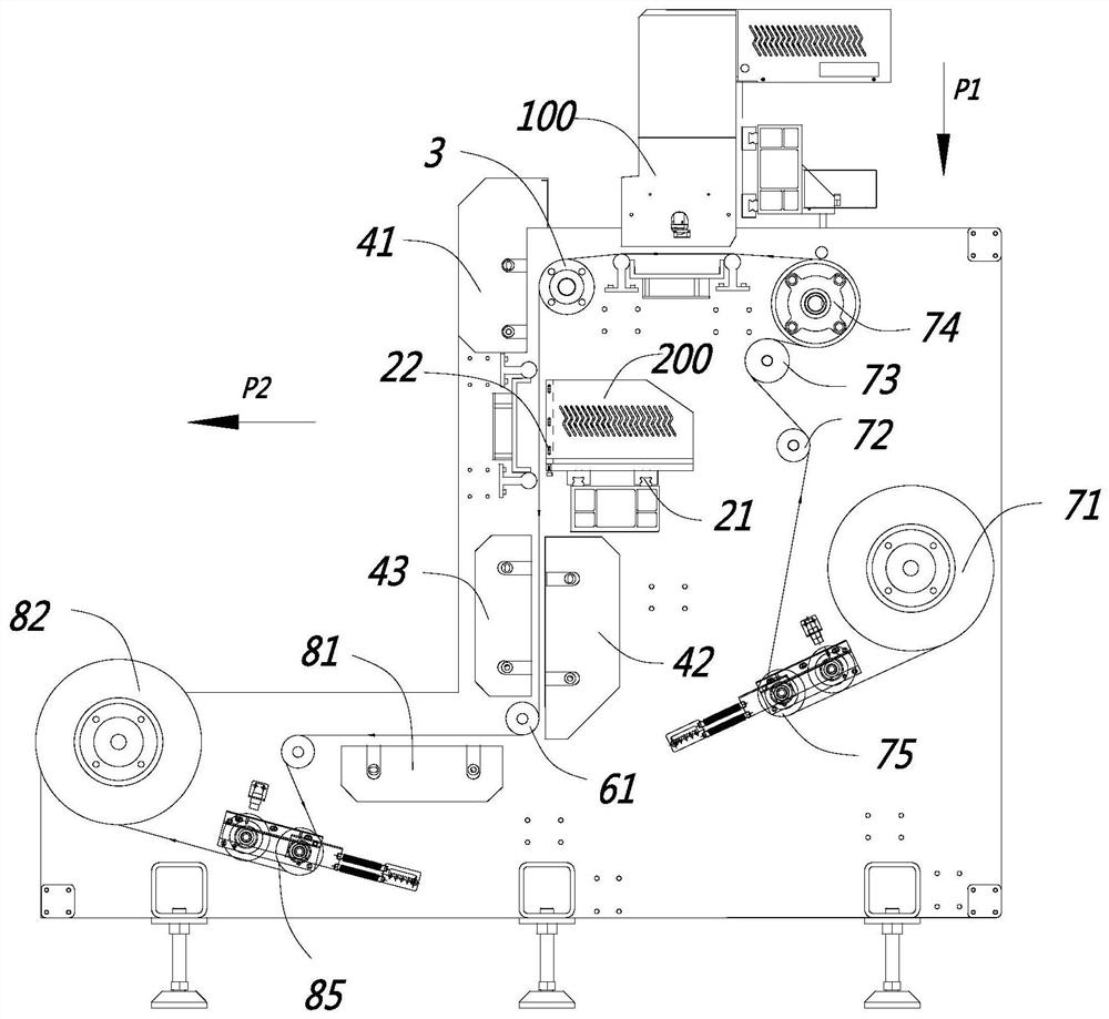 Double-sided printing equipment with accurate positioning and control method thereof