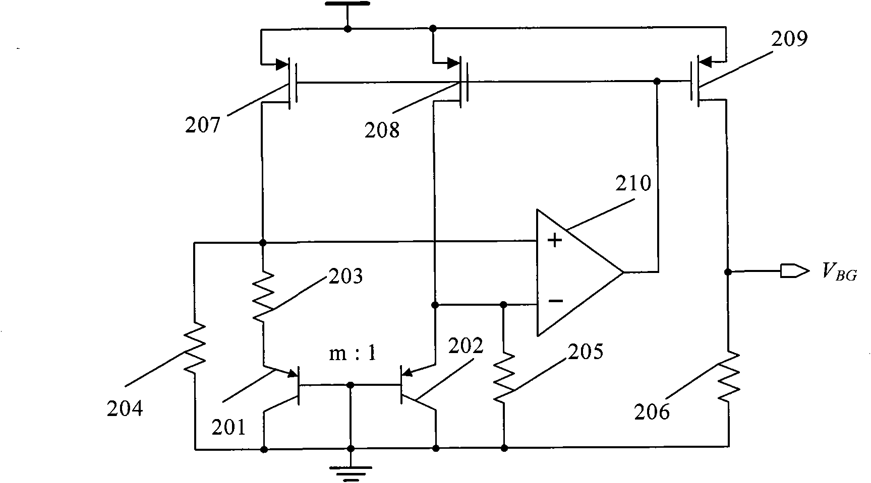 General band gap reference starting circuit