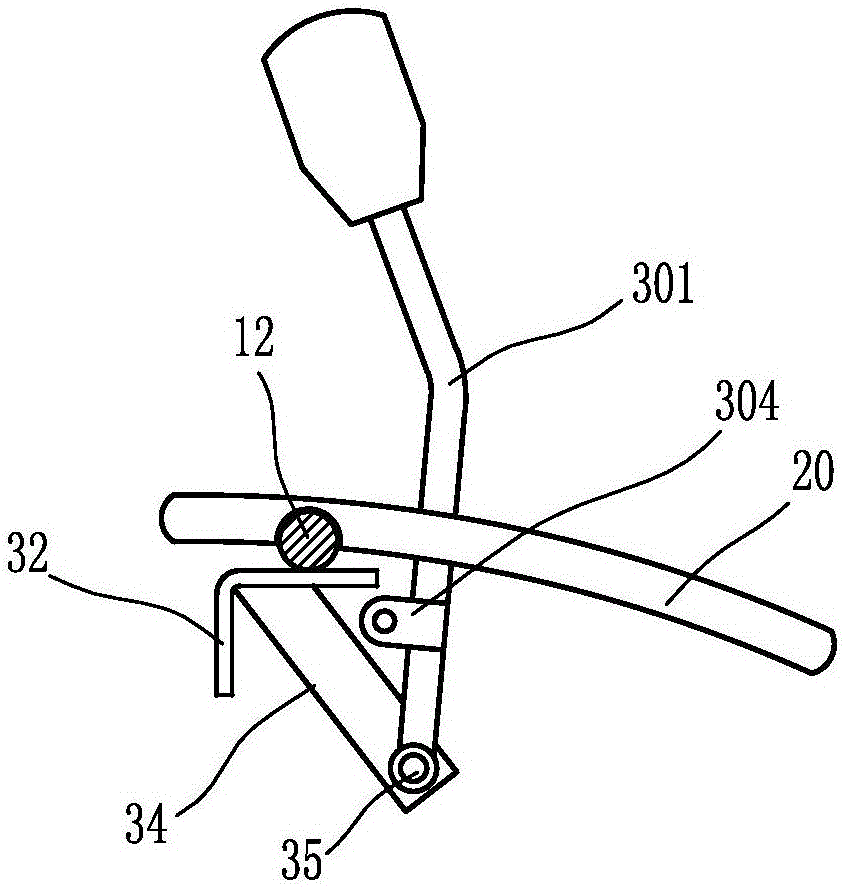 Field manage machine walking control mechanism