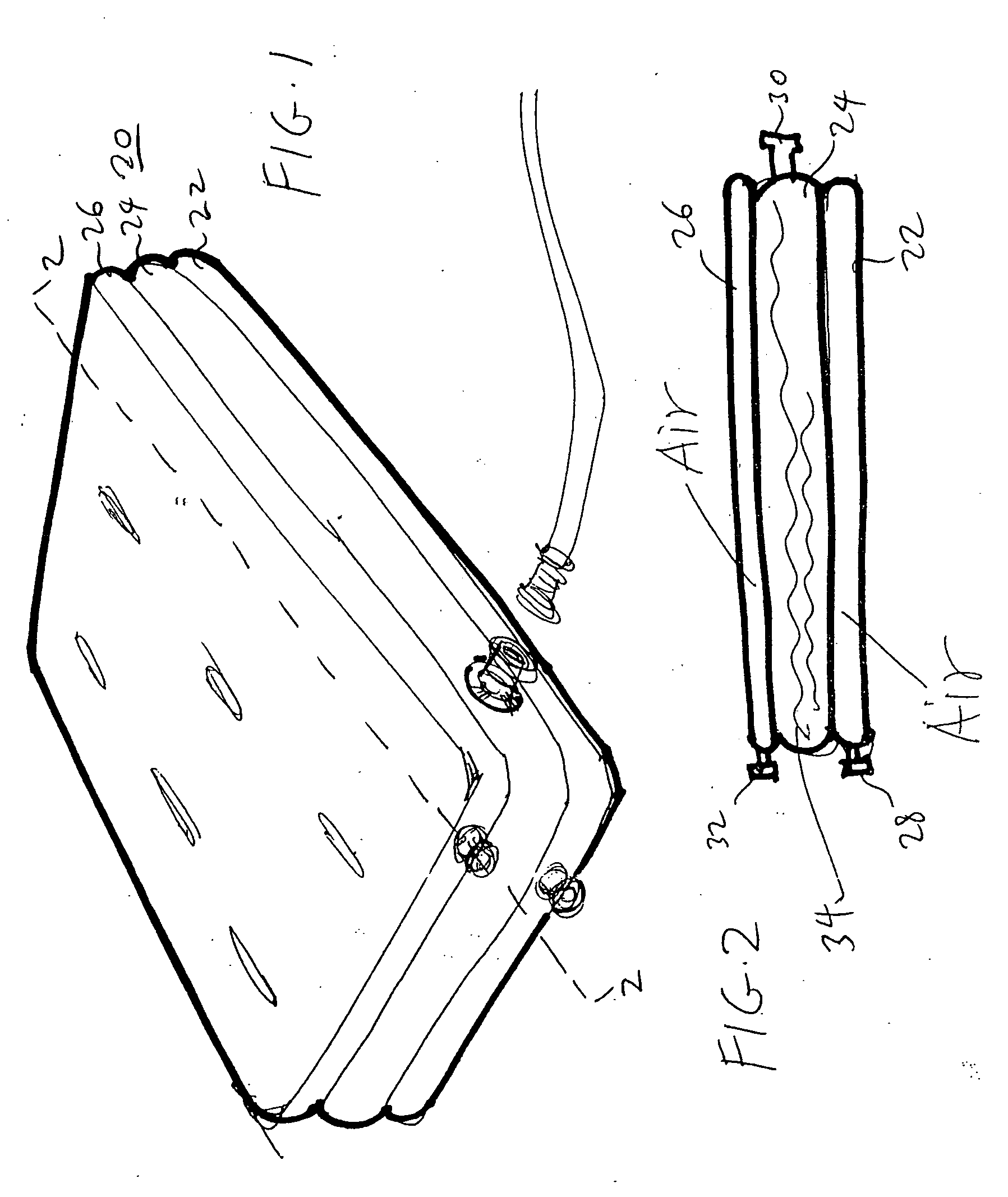 Inflatable liquid furniture