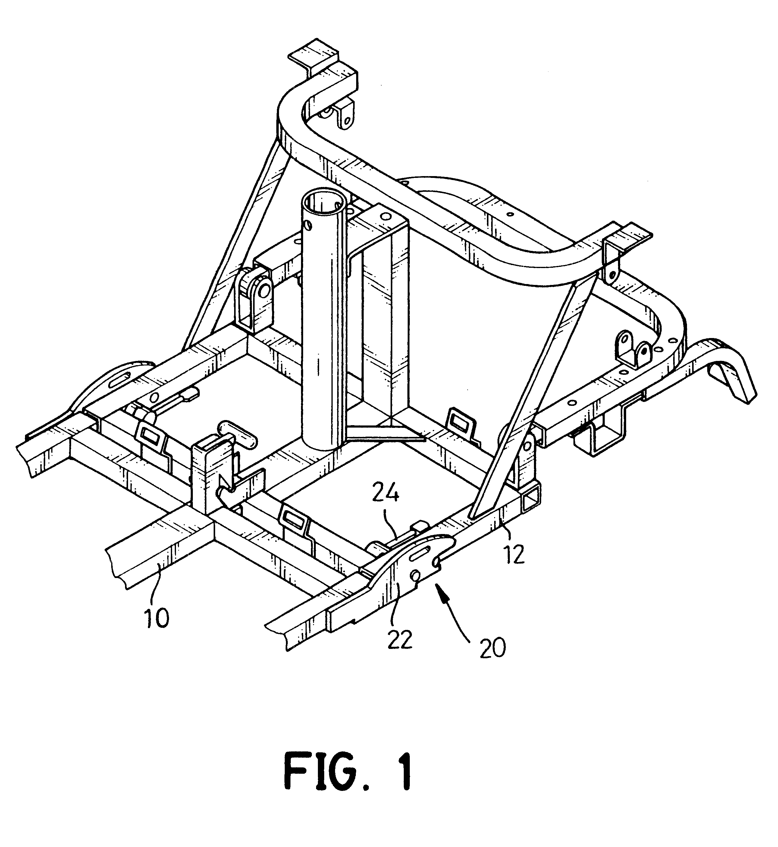 Separable frame for an electric scooter