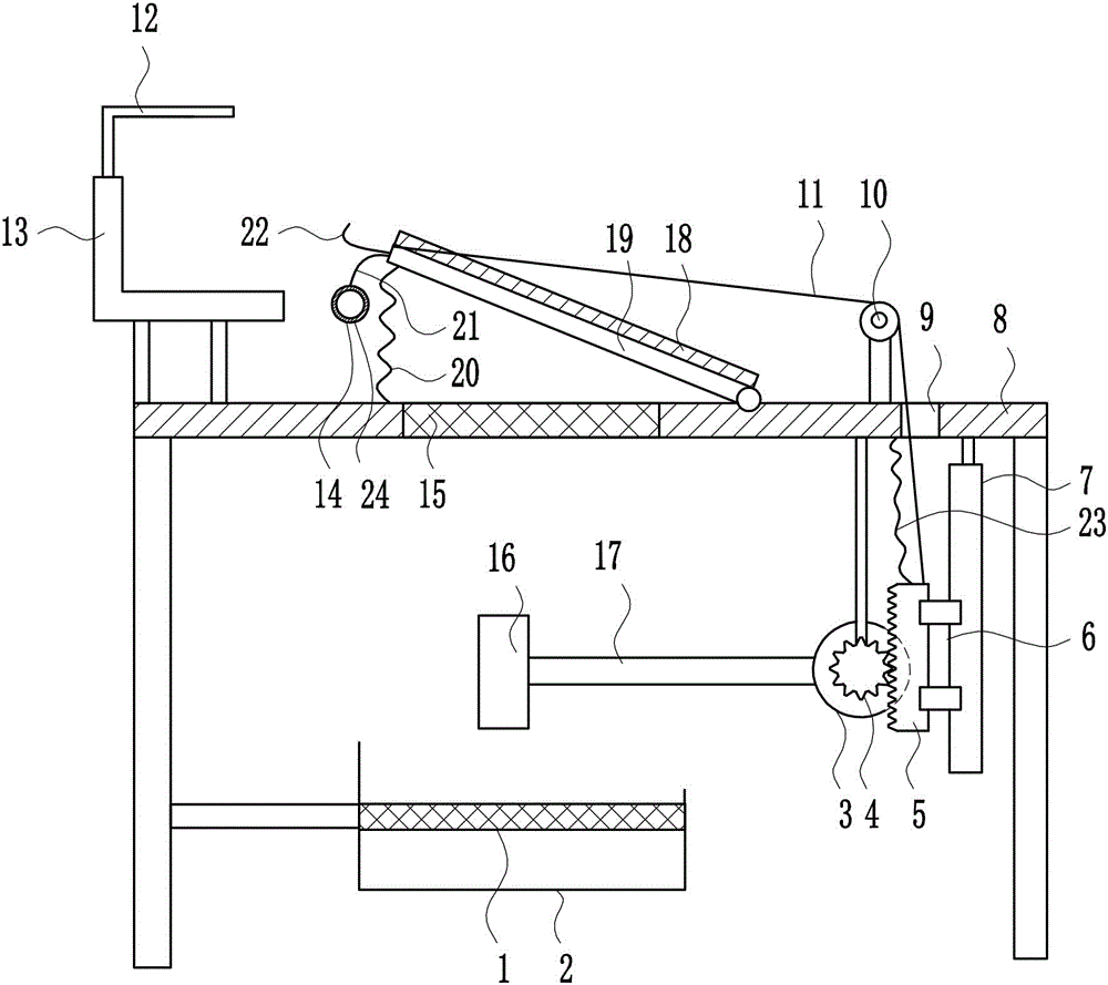 Quick rapeseed peeling device for agricultural use