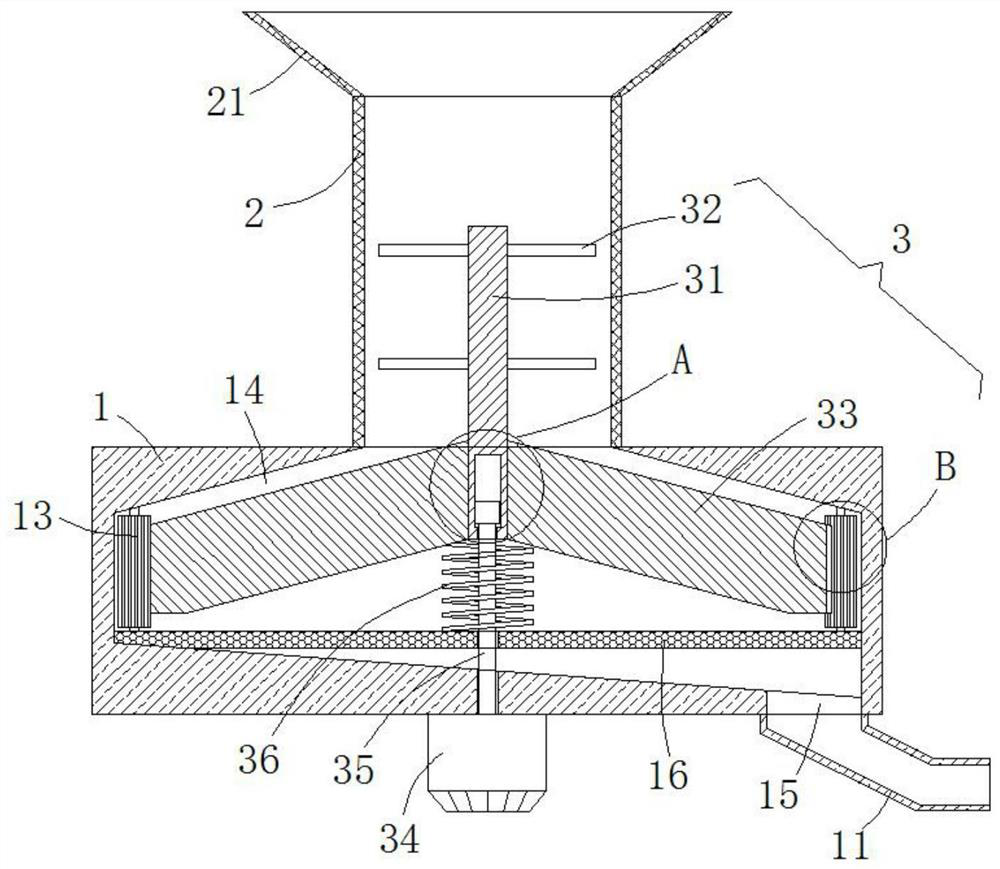 Fine milling device used for production and processing of flour and milling method of fine milling device used for production and processing of flour