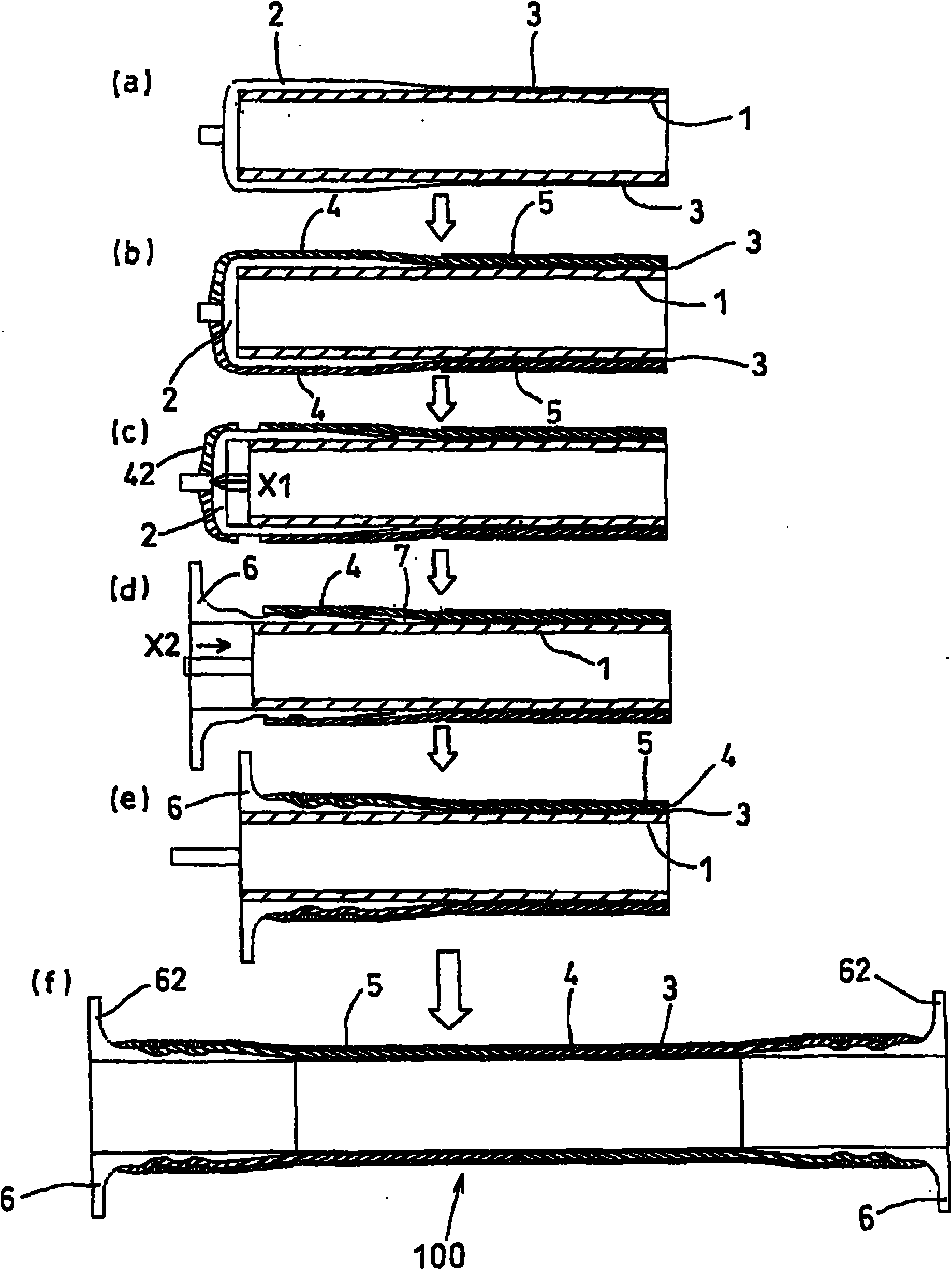 Process for producing tube member made of fiber-reinforced resin