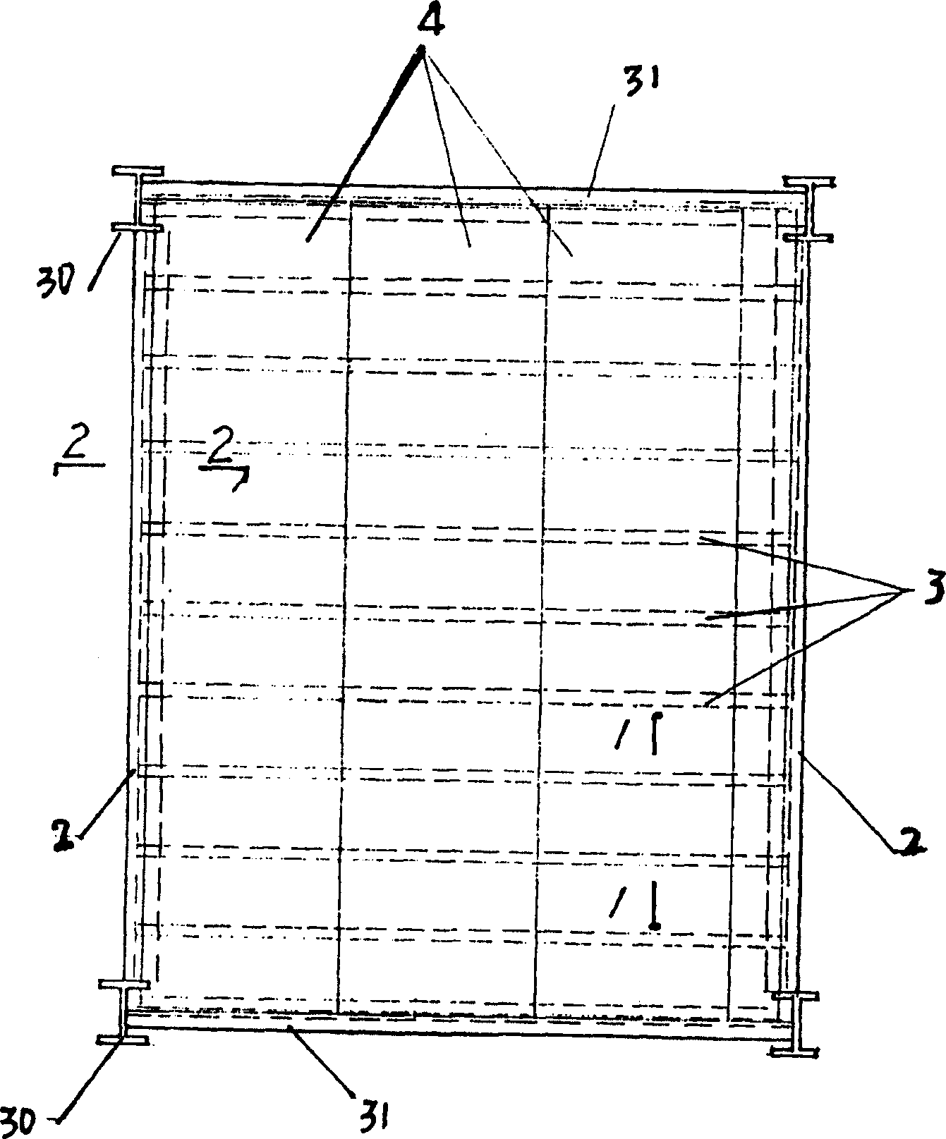 Light sound-insulation building roof