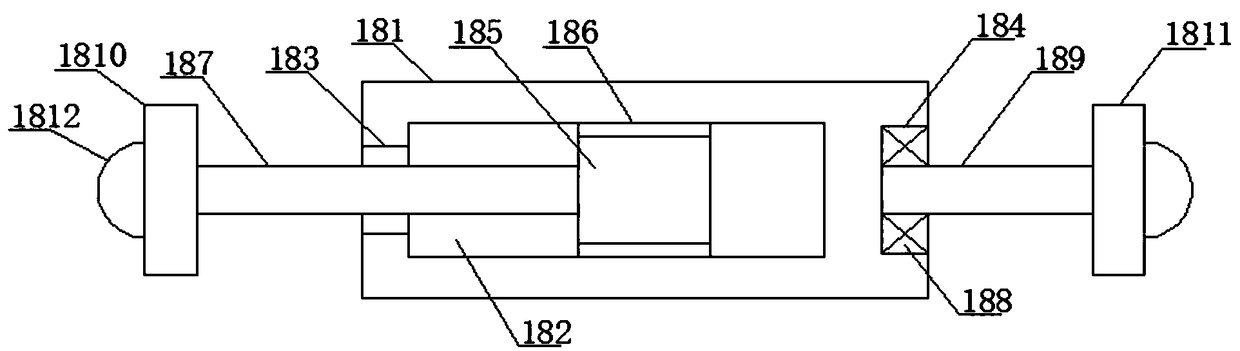 Middle tension adjusting device for pretightening force control for facilities