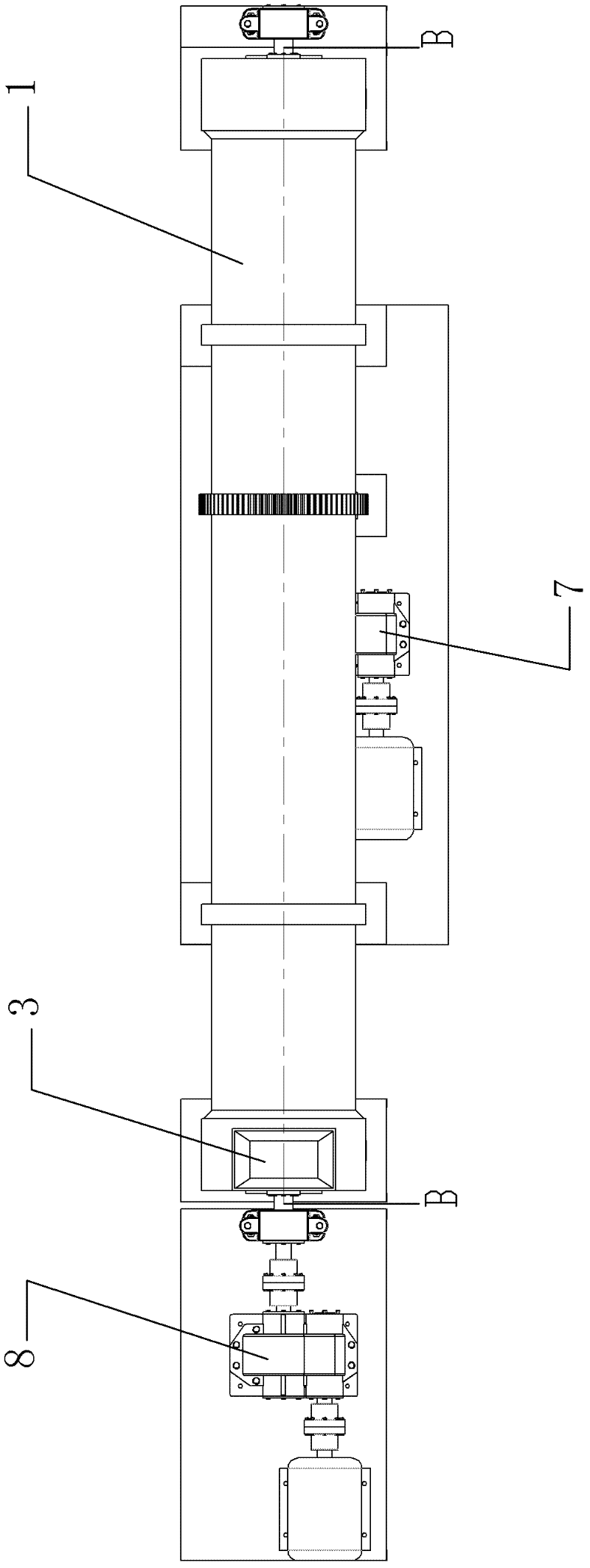 Powdery and granular garbage stirrer