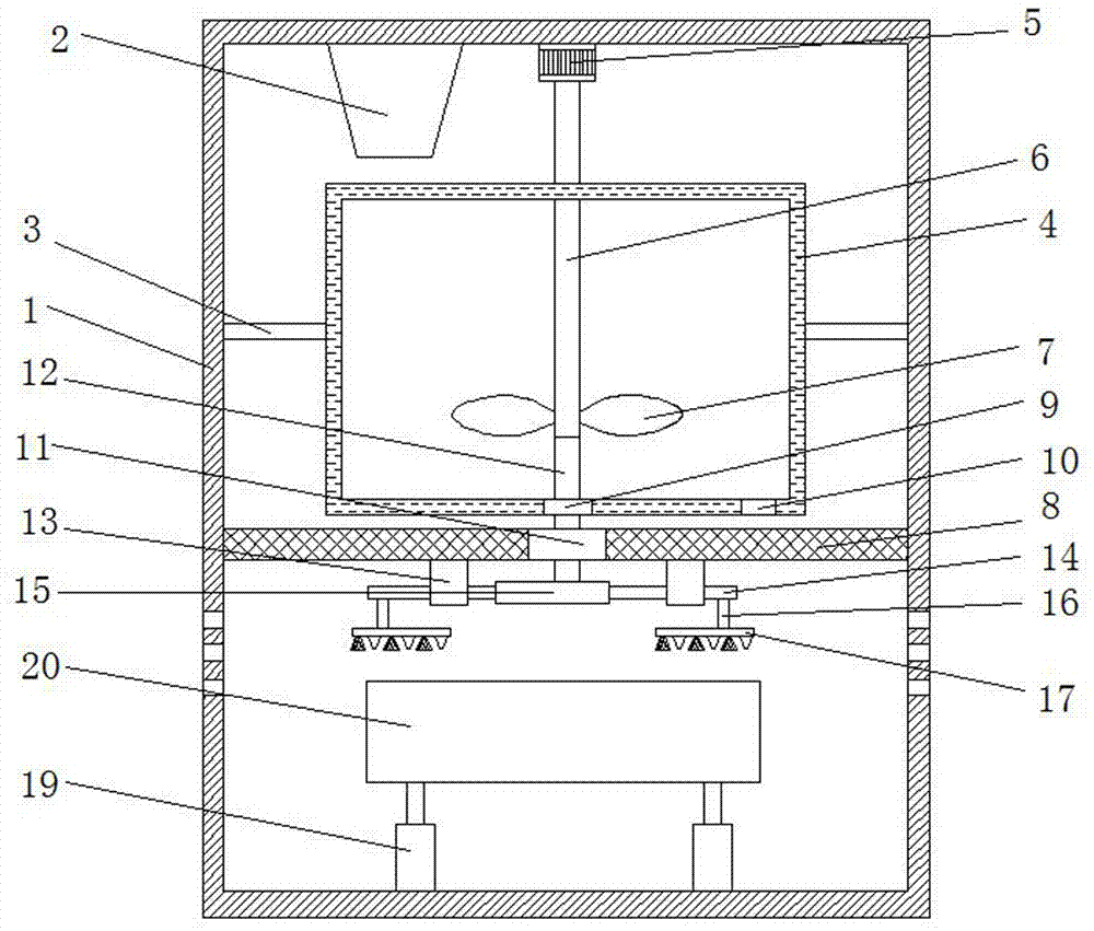 Leather waxing device for cloth manufacturing