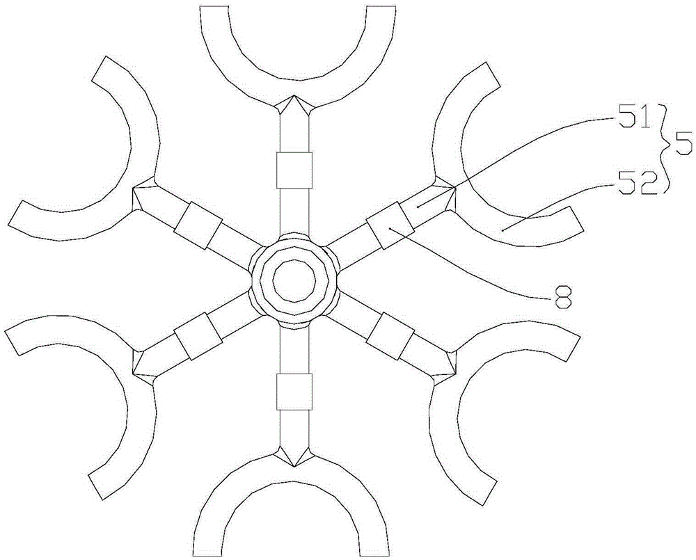 Bottom pouring type pouring system