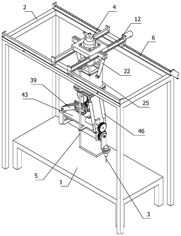 Multi-axis energy-saving water-jet cutting equipment