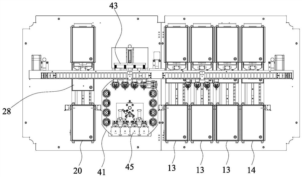 Automatic testing machine for frequency response curve