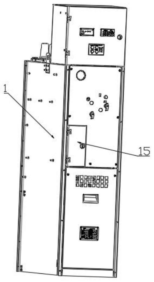 Detection device and detection method for switch cabinet cable