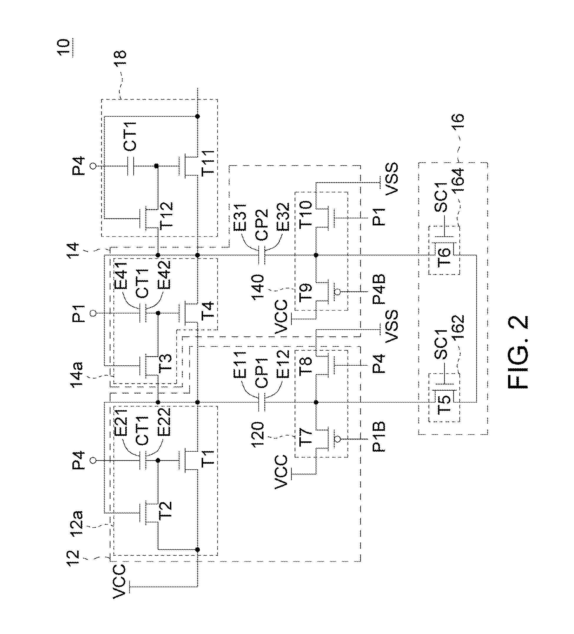 Multiple-Stage Charge Pump with Charge Recycle Circuit