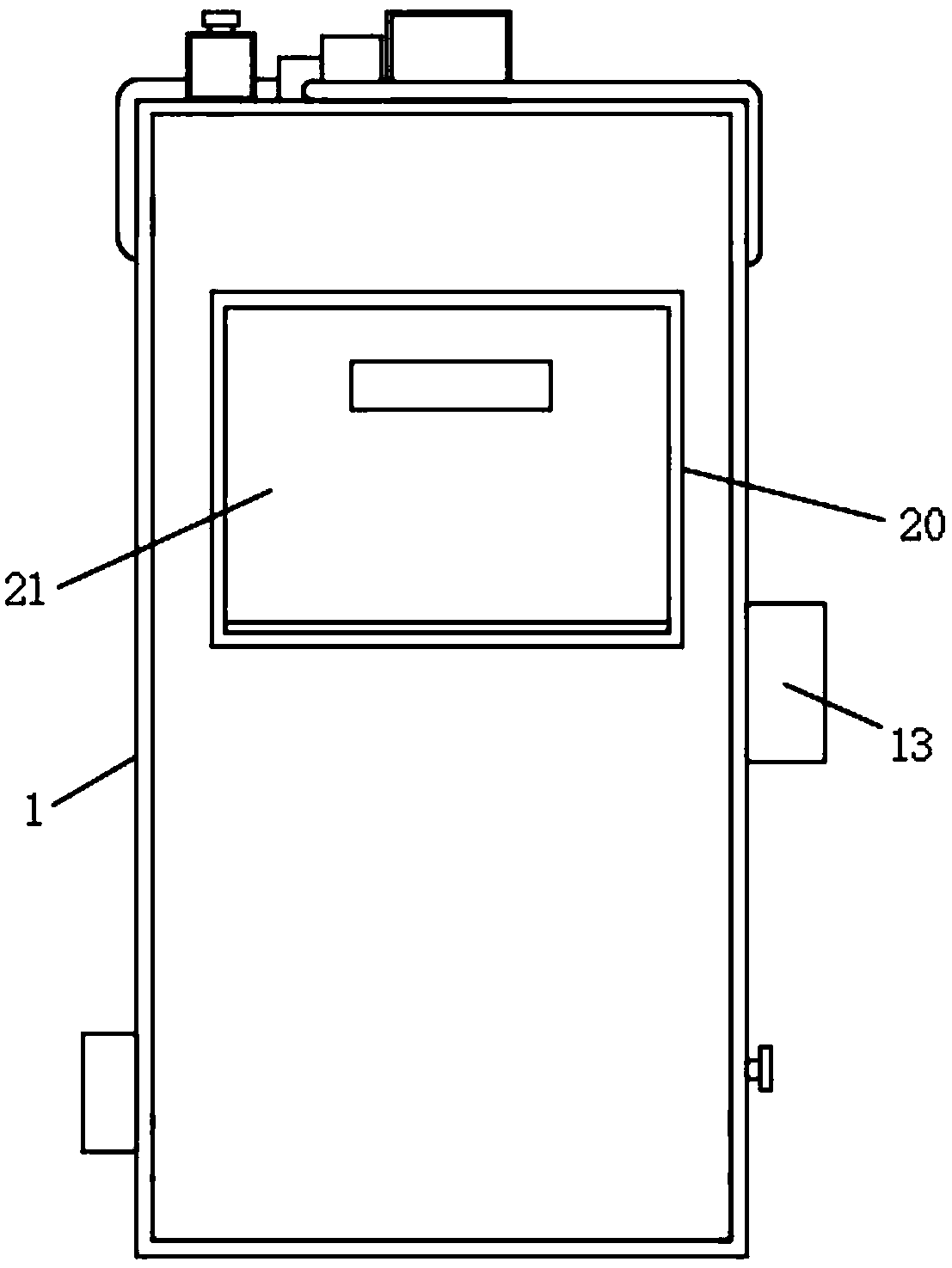 Auxiliary heat dissipation device of electronic equipment