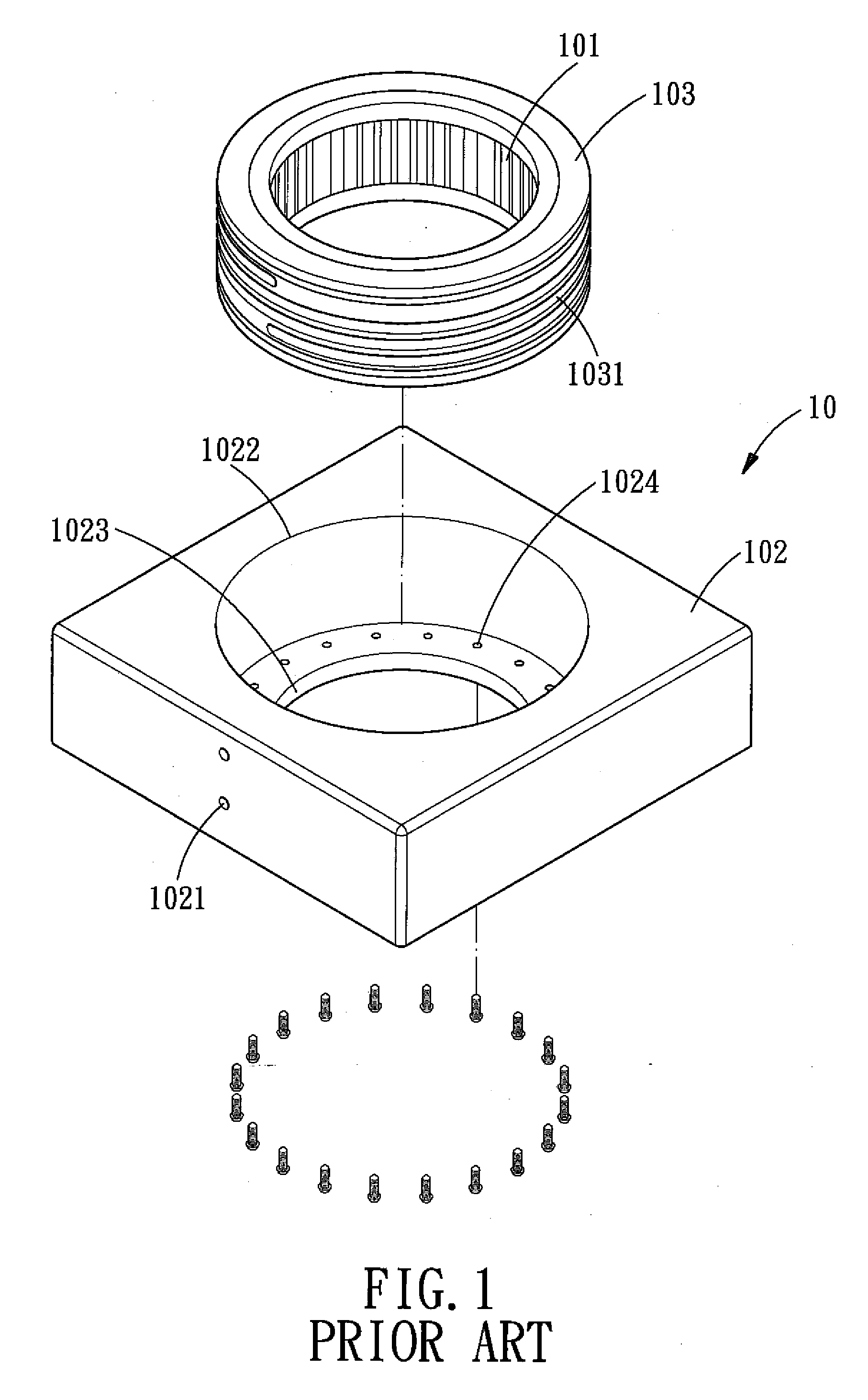 Water Cooled Stator for a Direct Drive Torque Motor