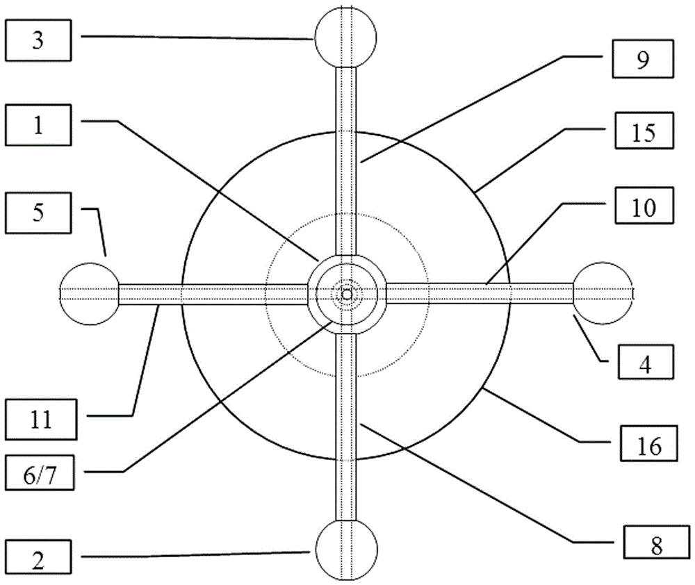 Three-dimensional tree shape rectangular coordinate system construction and image space calibration device and method