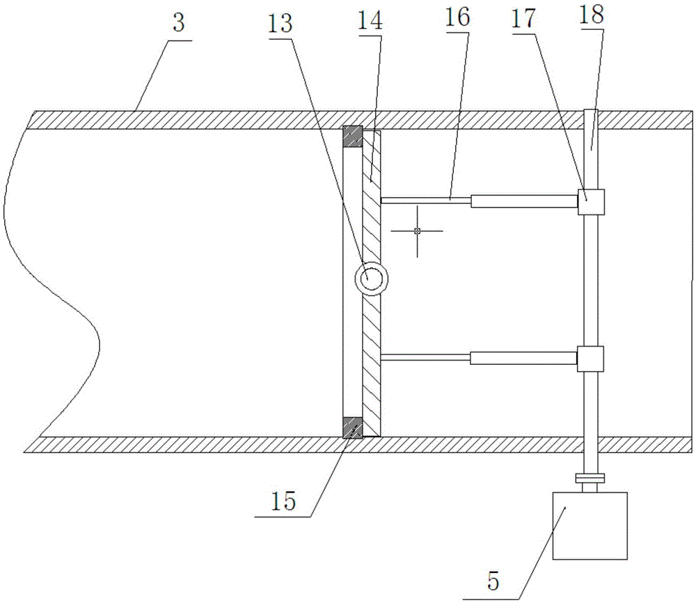 A system for preventing water from entering an automobile engine