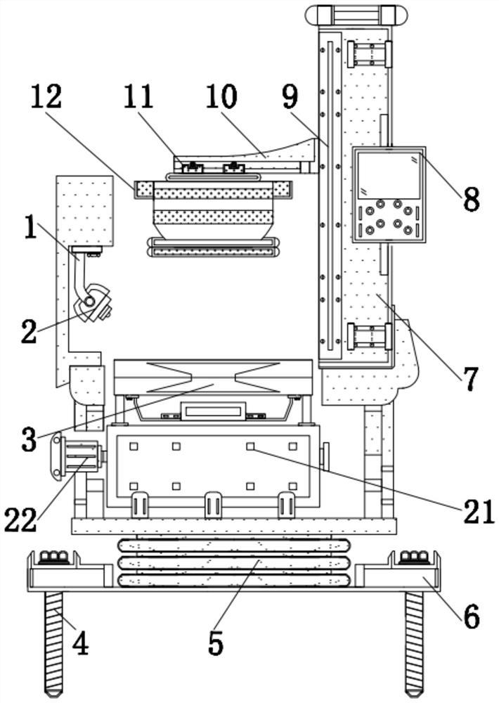 Automatic device for rubber support sample wafer temperature brittleness test