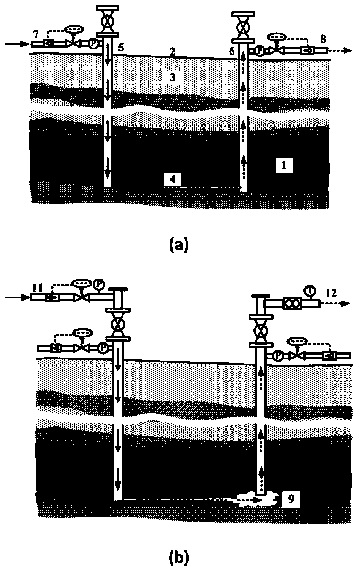 Method for crack communication, channel processing and underground gasification of underground mineral contained organic carbon reservoir