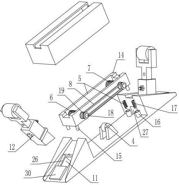 Cable tray paying-off device