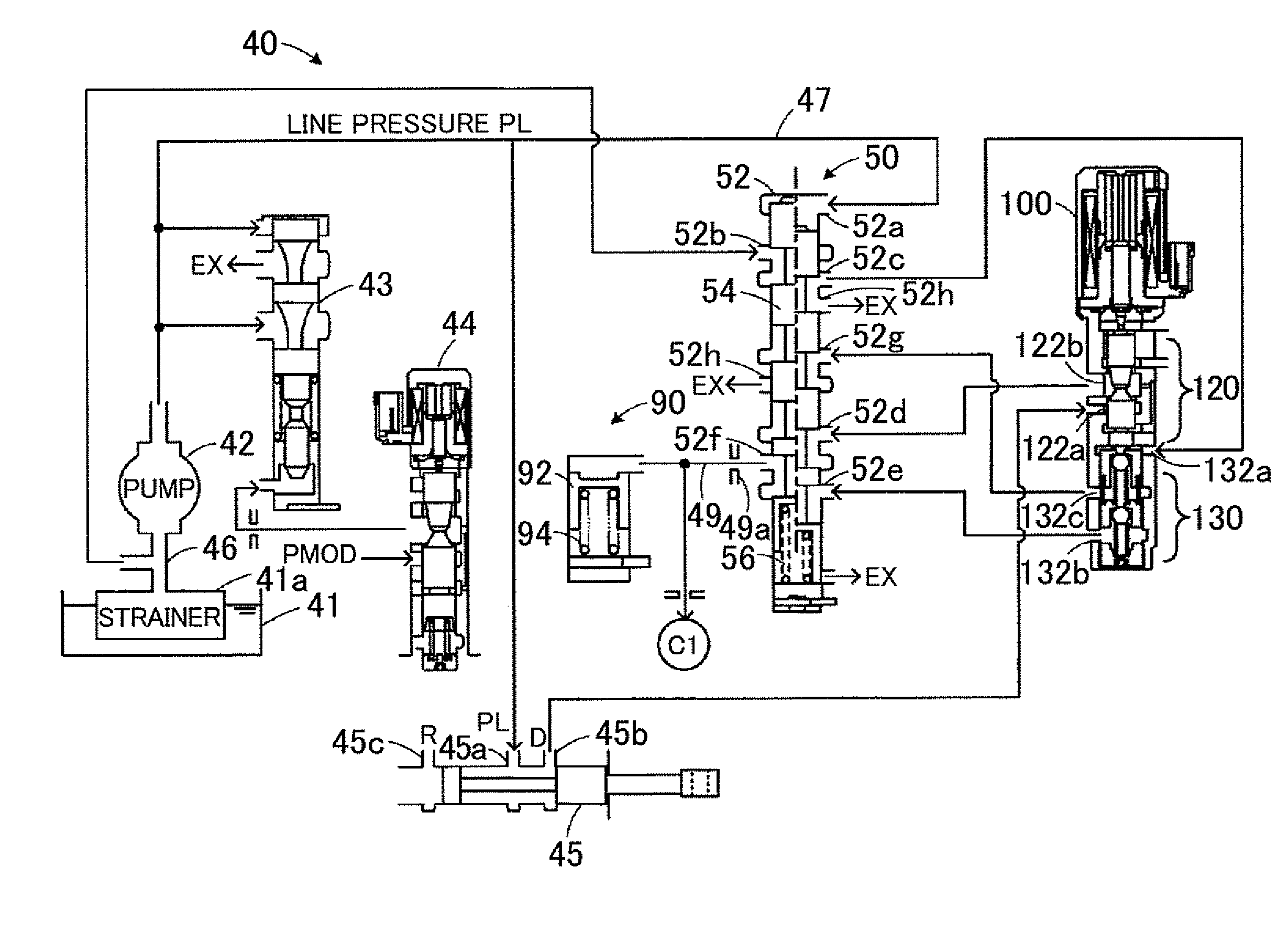 Power transmitting device and vehicle having same mounted thereon