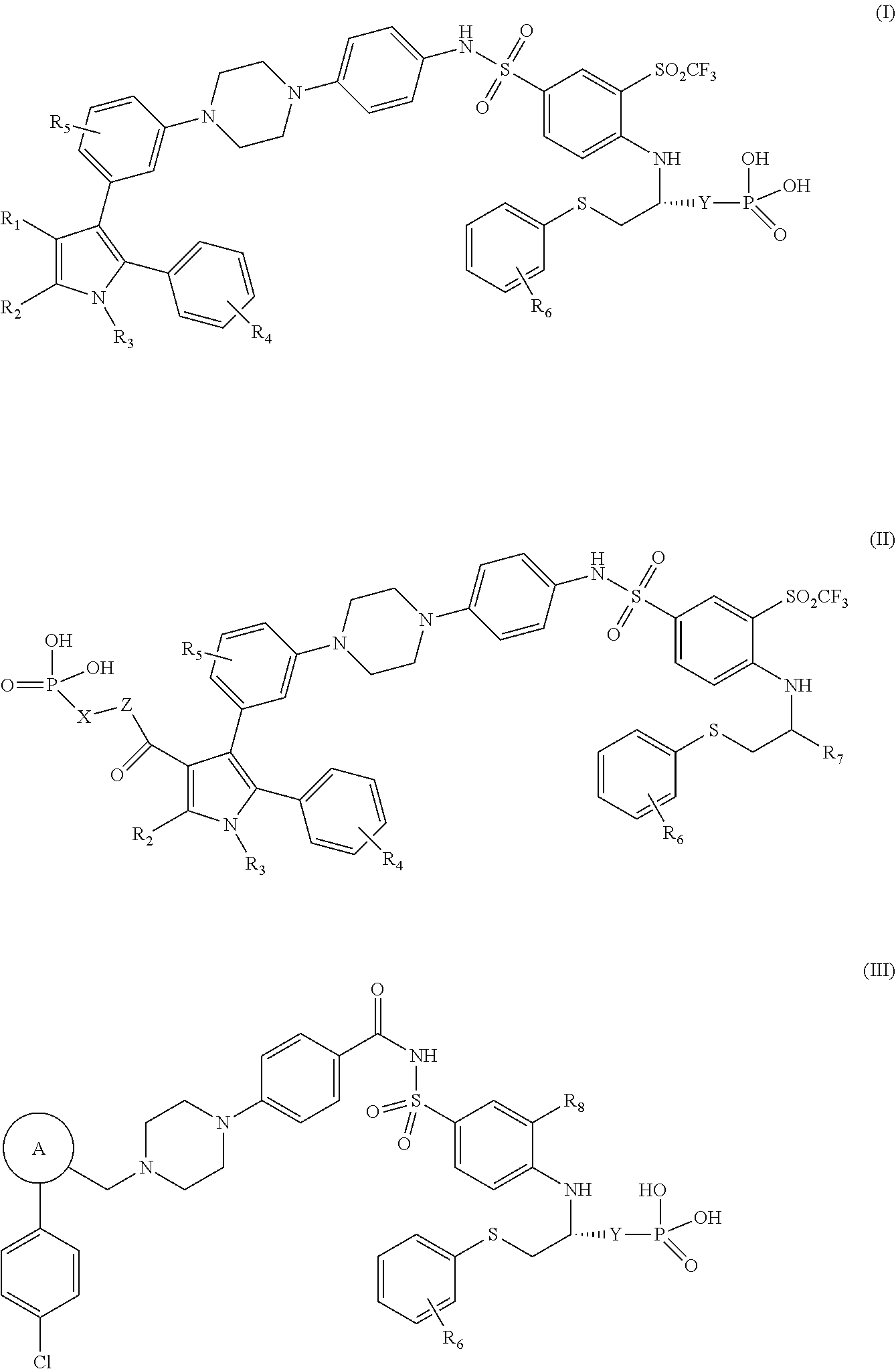 Bcl-2/bcl-xl inhibitors and therapeutic methods using the same