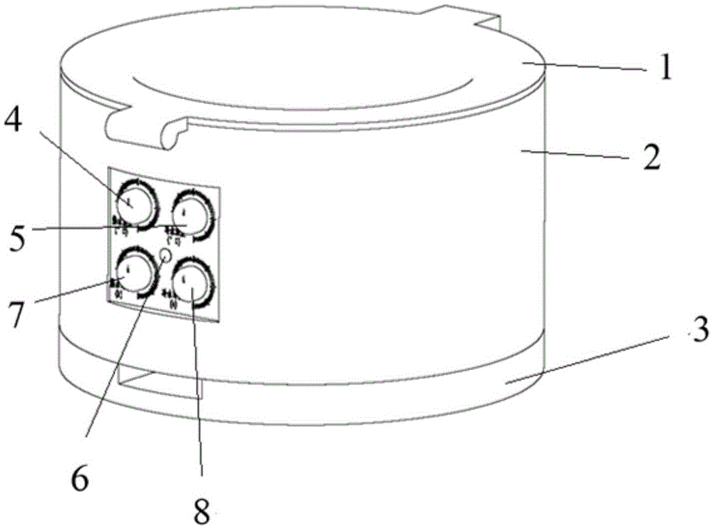 A cold and hot water contrast bath device that can automatically adjust the water temperature