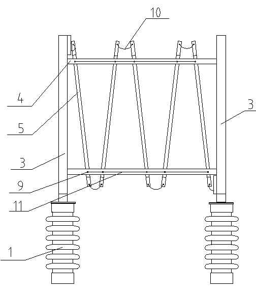 Charging resistor for aluminum-alloy wind power plant