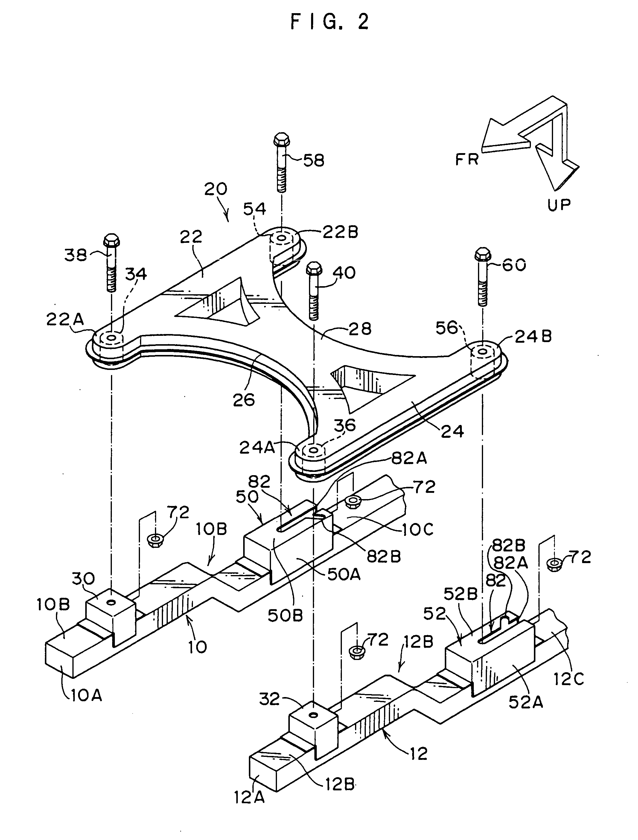 Front body structure of vehicle