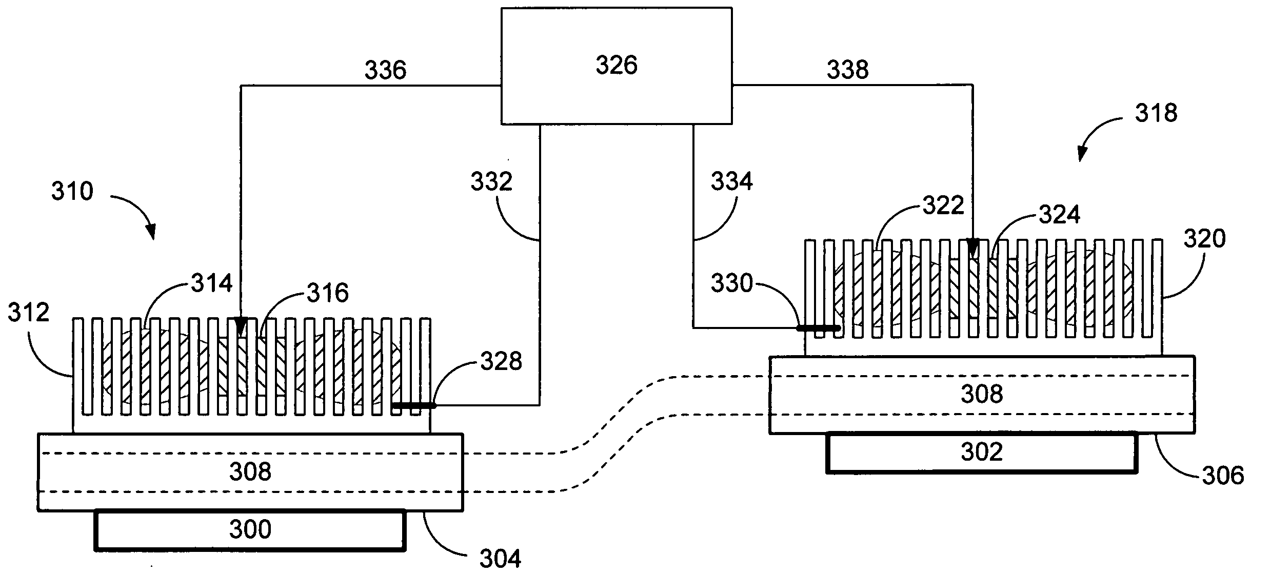 Heat sink including redundant fan sinks