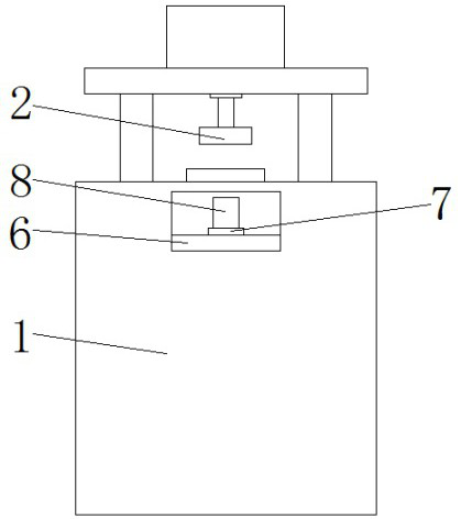 Efficient pressure welding device for lithium battery cap