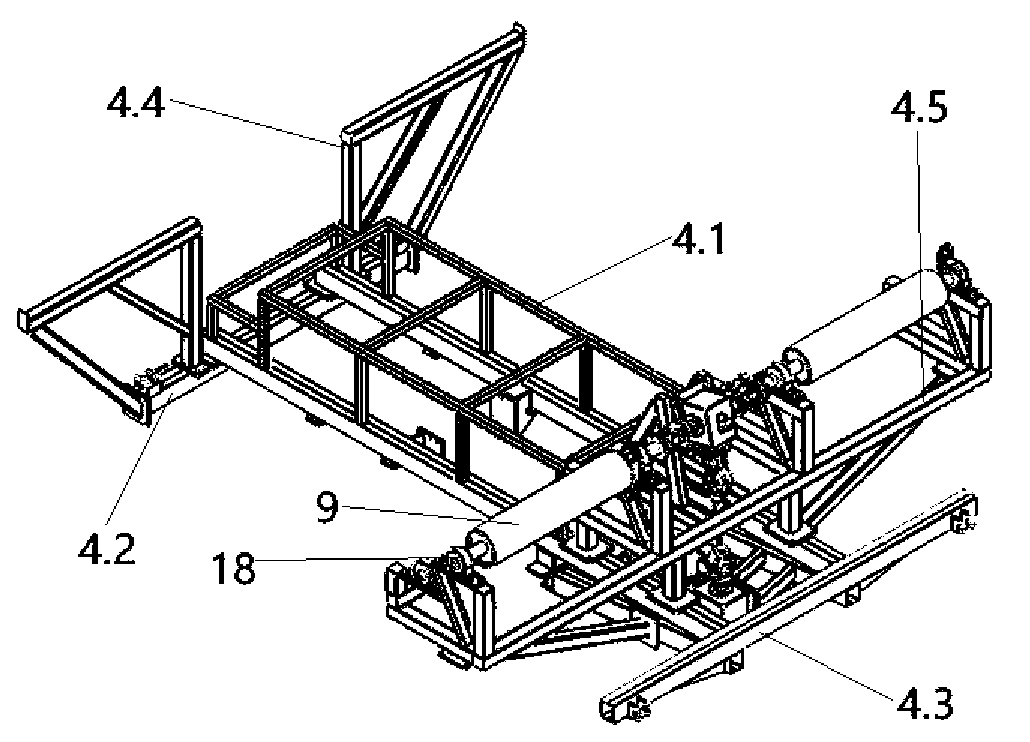 Train loading and unloading integrated machine