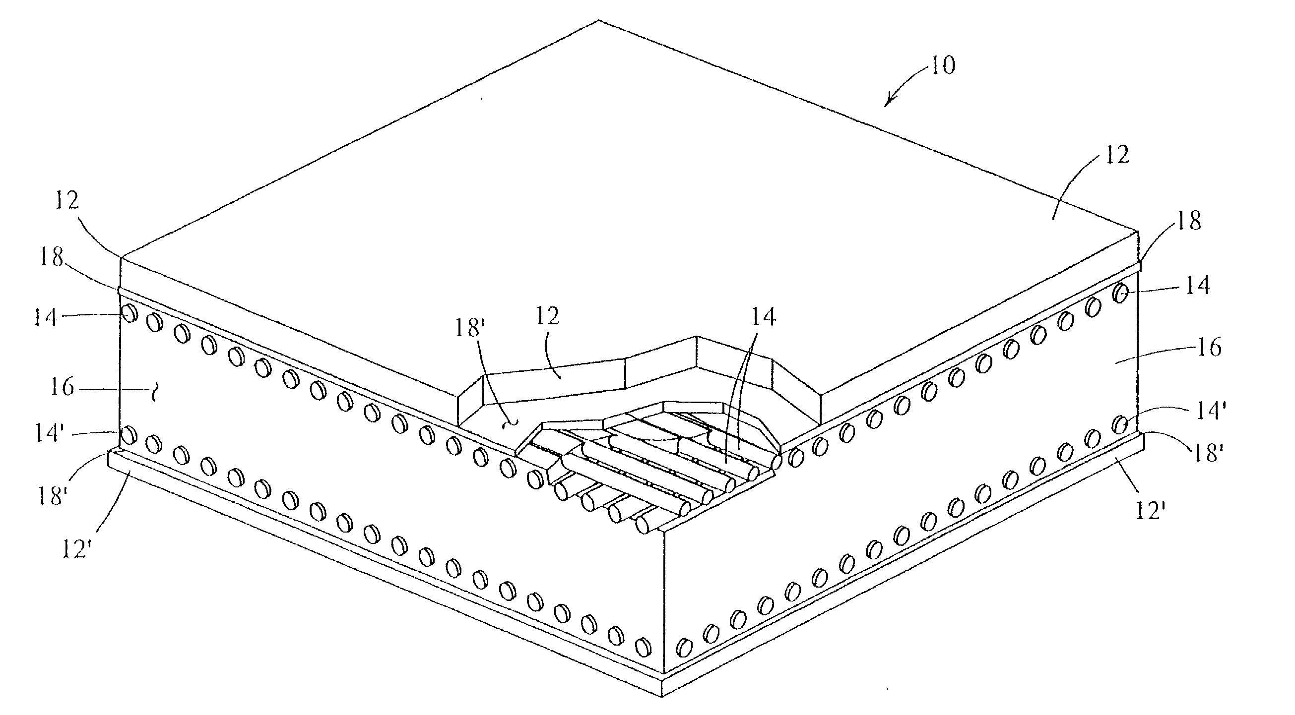 Fiber-reinforced composite structure