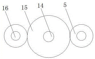 Universal type mixing stirring device suitable for liquid coating material and using method thereof