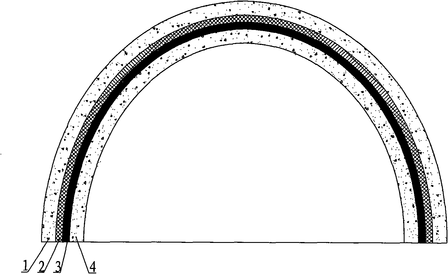 Construction method of tunnel waterproof and water drainage system