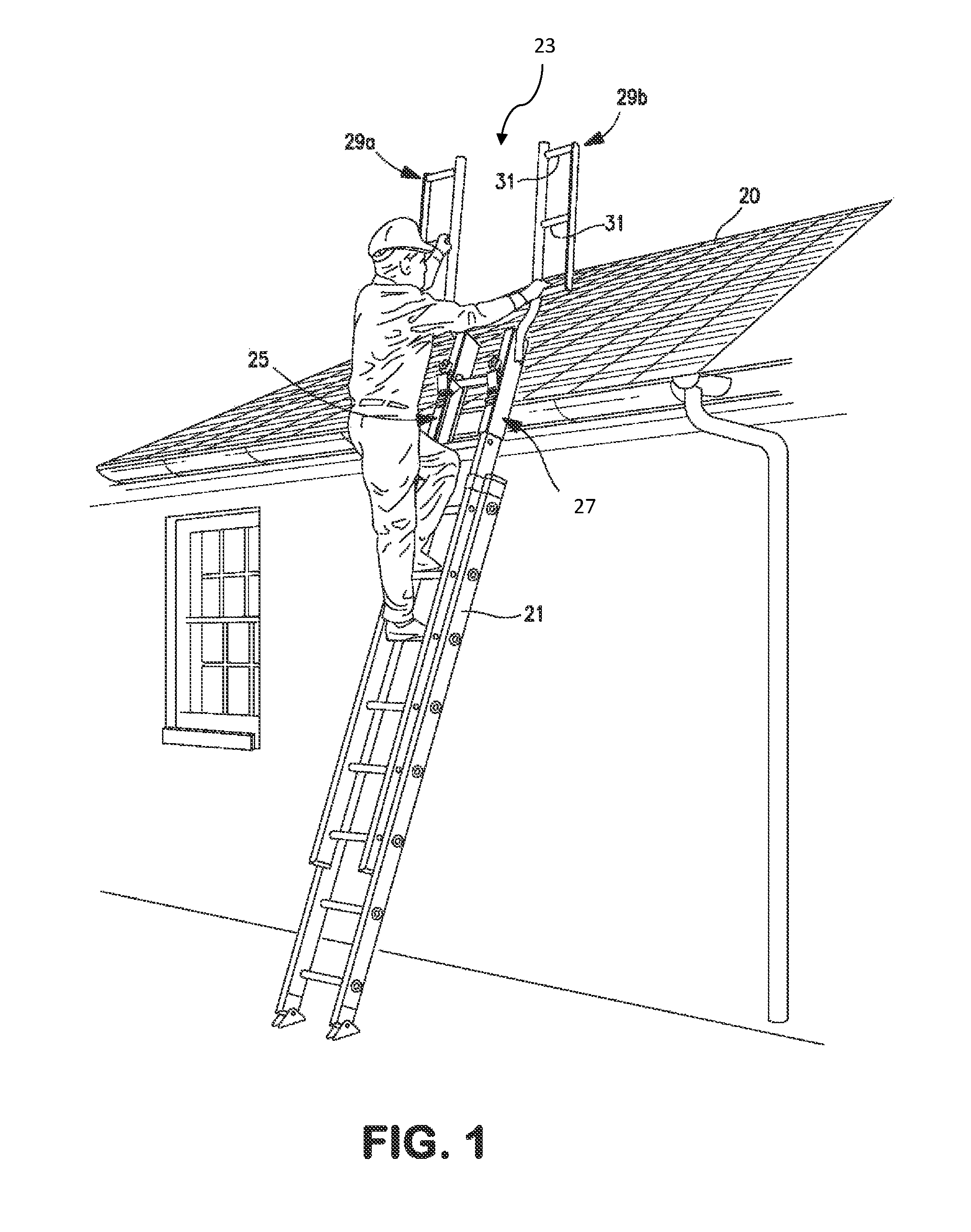 Safety device for ladders