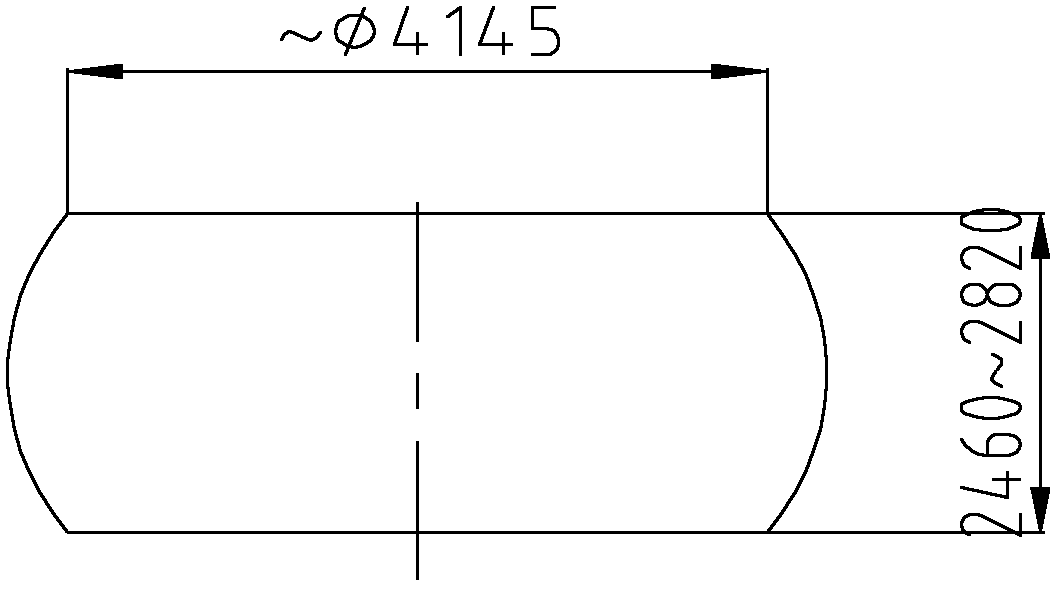 Method for forging upper shell of nuclear power equipment with outer bench