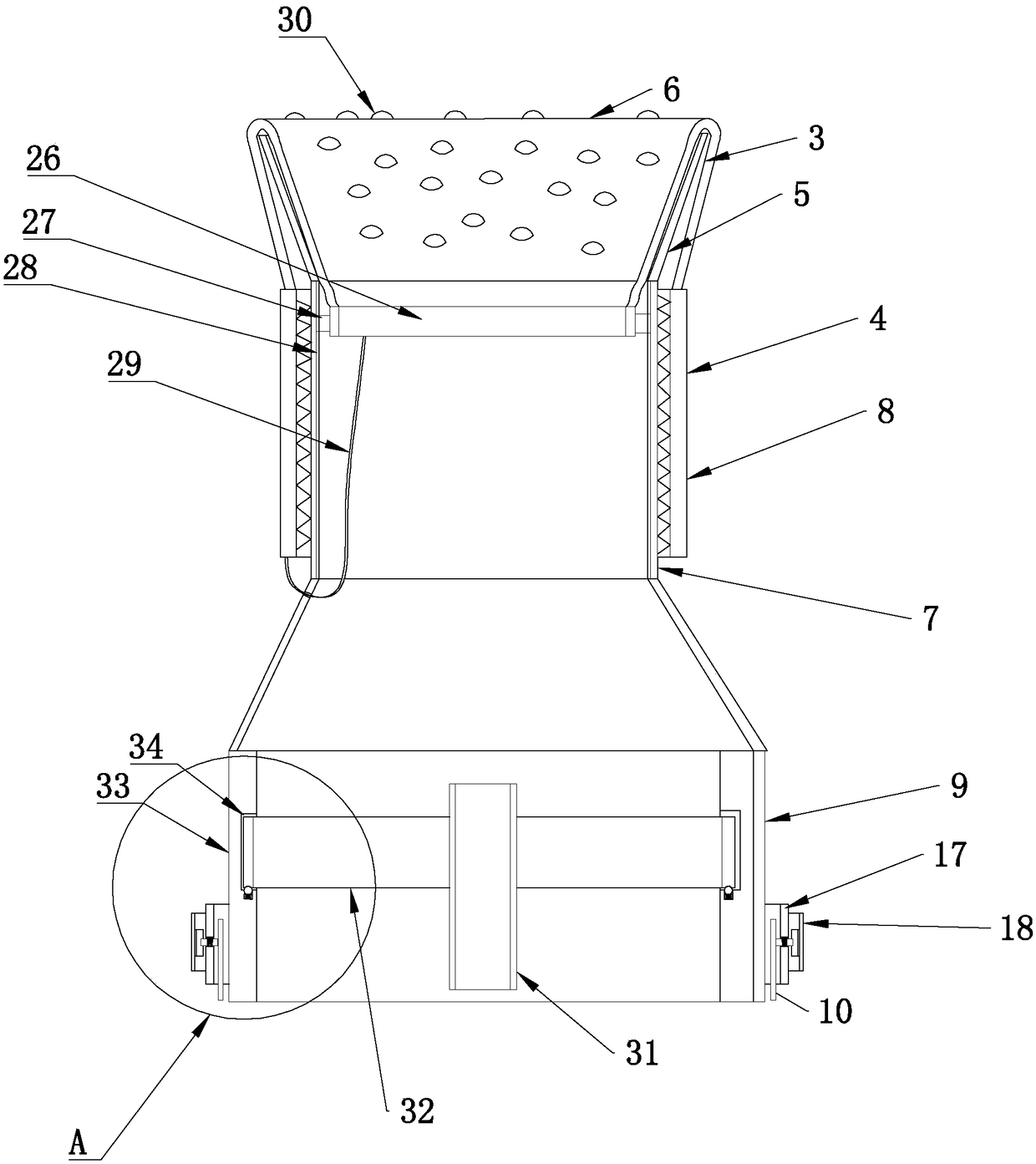 Anal dilatation device