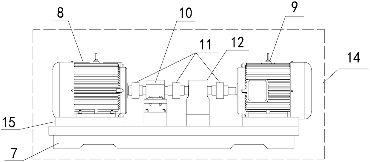 Frequency changer, motor testing system and method and mounting method