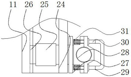 A drilling equipment capable of detecting and displaying underground depth