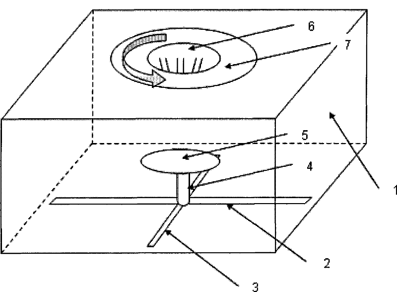 Semiconductor measuring probe bench with rotatable probe card