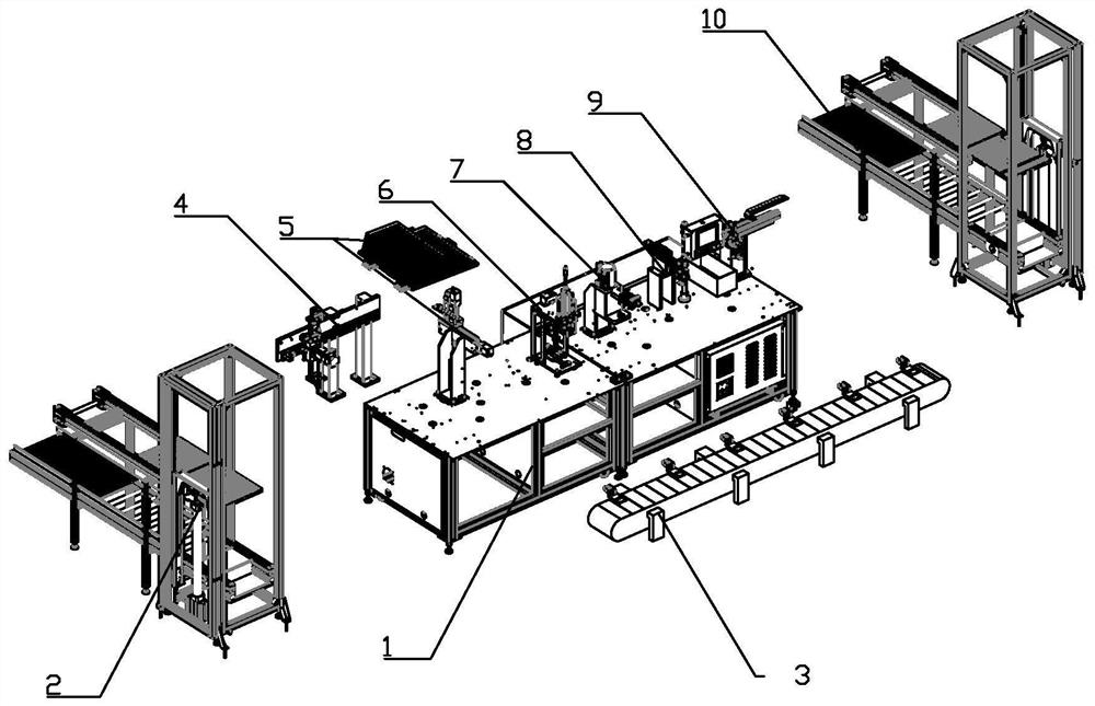 Automobile wheel speed sensor production equipment